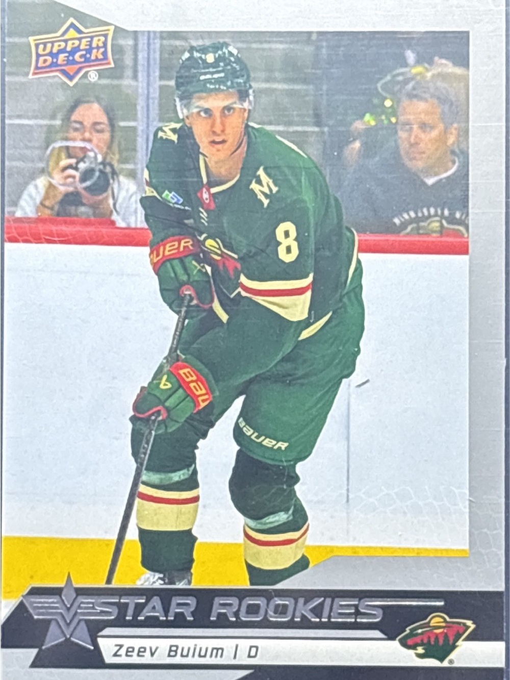 Upper Deck Star Rookies Zeev Buium Hockey Card